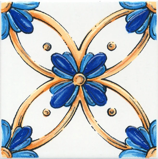 Вставка KERAMA MARAZZI Капри майолика 9,9х9,9 арт.STG&#92;A488&#92;1146