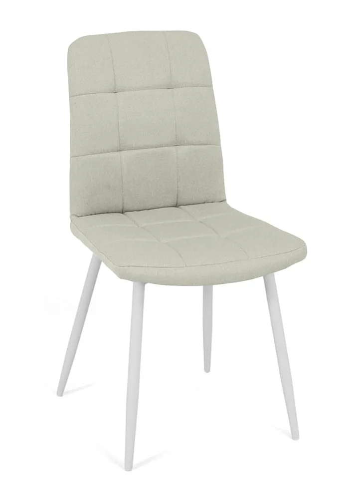Стул Абсент NEW (ткань Т178-зефирно-мятный) + ножки 1R32 (белый)