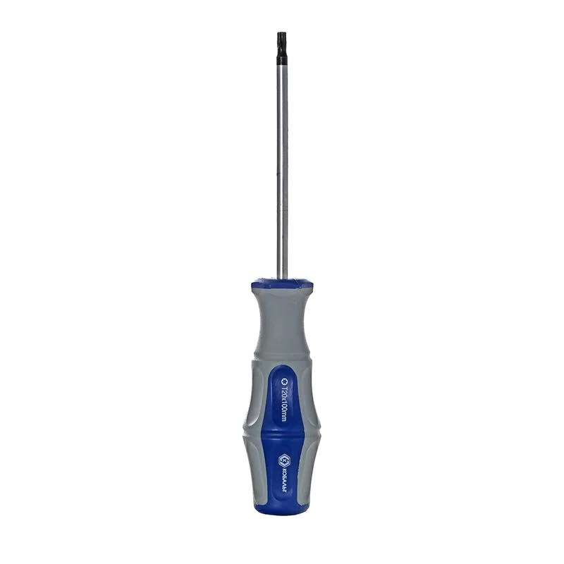 Отвертка Torx Tamper-25 х 100 мм, КОБАЛЬТ, Ultra Grip, CR-V, двухкомпонентная рукоятка, подвес