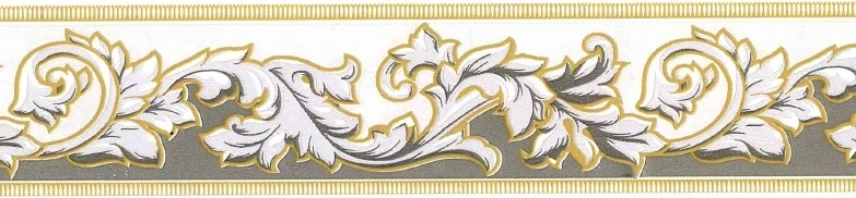 Бордюр обойный 4смх14м серый, арт.204-21Б1 Пермь