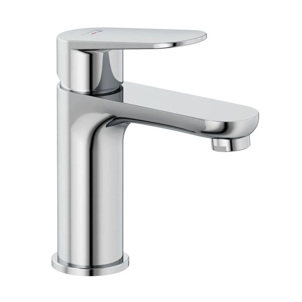 Смеситель KLUDI X1 для раковины 95 мм, oднорычажный, без донного клапана, хром