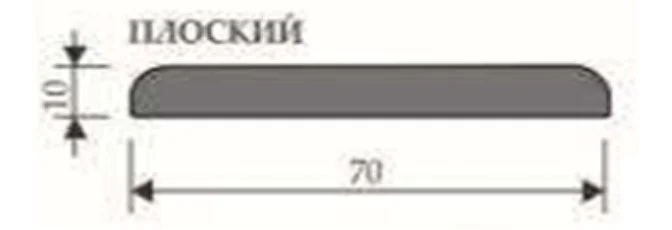 Наличник дверной REGIDOORS телескопический плоский 70мм*10мм*2150мм, эмаль светло-серая (7047)