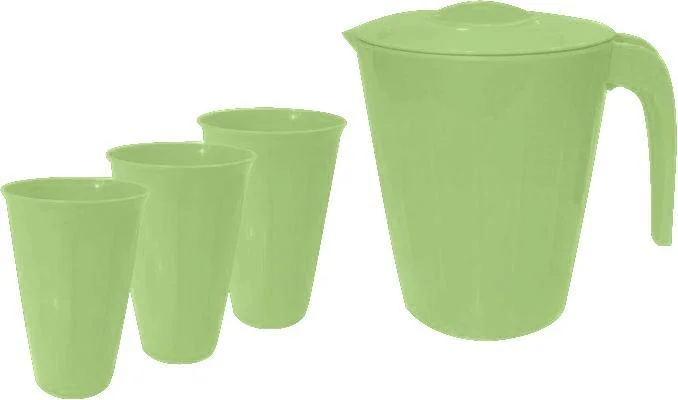 Набор питьевой Sugar&Spice Vanilla 3 стаканов (0,35л) + кувшин (1,9л) фисташка