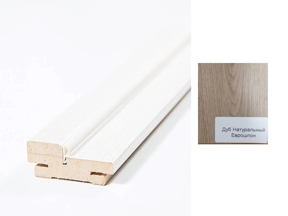 Стойка дверной коробки ТЕРРИ телескопическая с уплотнителем дуб натуральный 70*30*2070