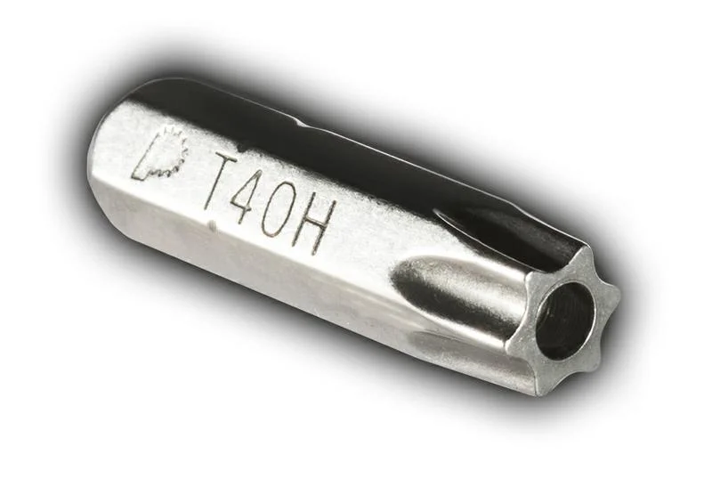 Бита отверточная Torx Tamper-40 х 25мм (2шт), блистер, ПРАКТИКА "Профи"