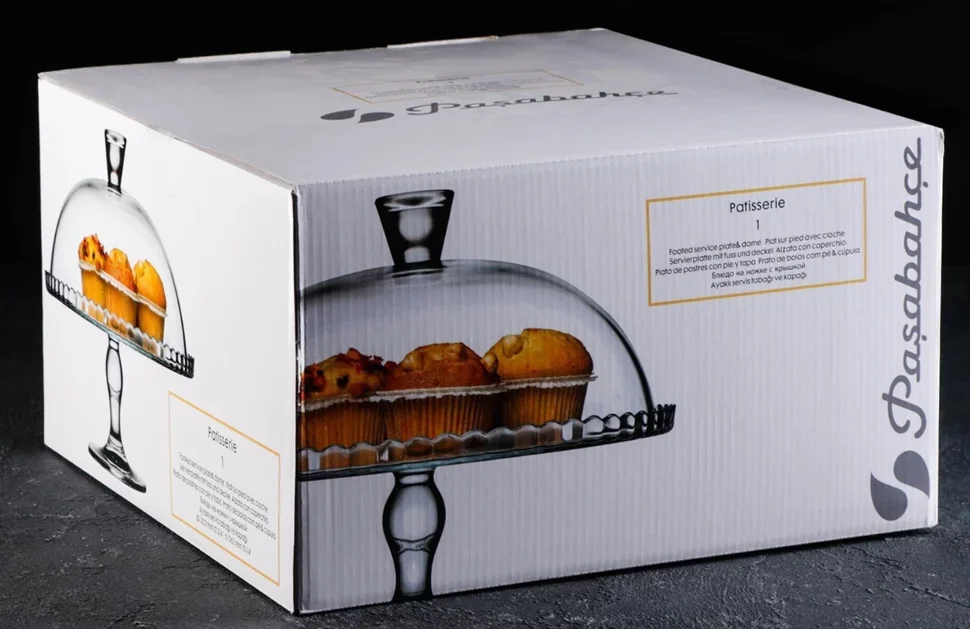 Блюдо PSB 95200 на ножке с крышкой d=322мм Patisserie