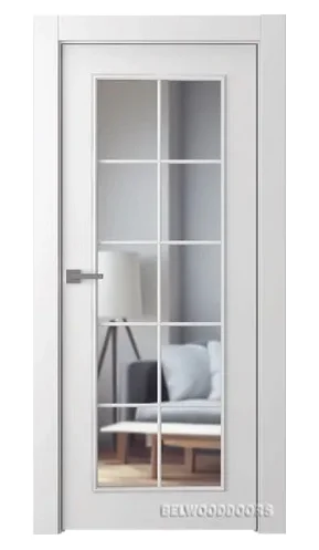 Дверь BELWOODDOORS "Ламира 1" стекло Прозрачное каленое 60 (21-7) smart core эмаль белый