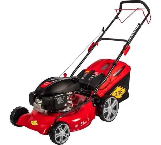 Газонокосилка бензиновая DDE LM 51-60 DH (Honda 7,0 л.с., ширина 51 см, высота 25-75 мм, сбор-к 60 л, самоход)
