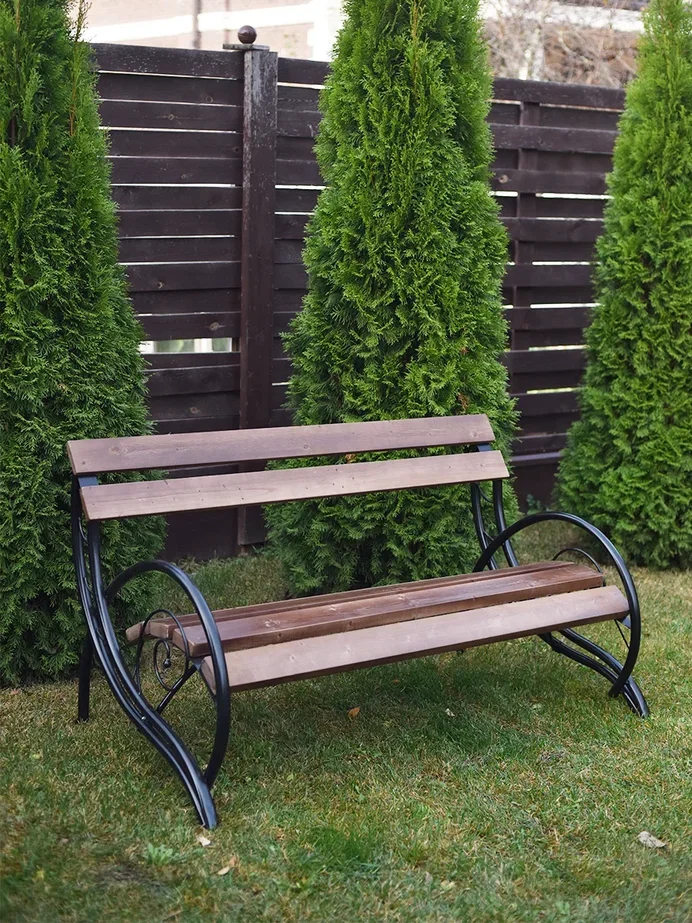 Скамья "Парк" 2 м, пропитка масляным антисептиком