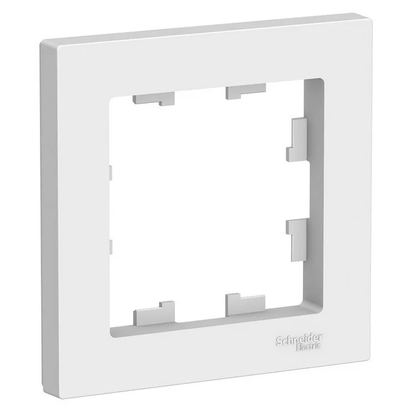 Рамка 1-местная AtlasDesign белая, Schneider Electric ATN000101