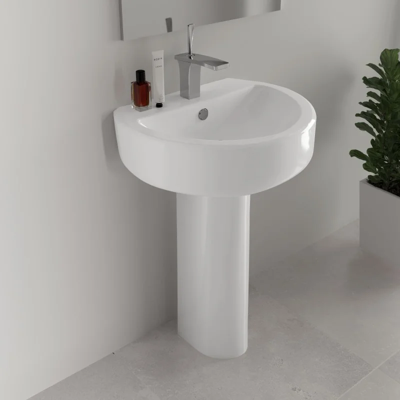 Умывальник с пьедесталом SANITA LUXE "BEST" (САМАРА)