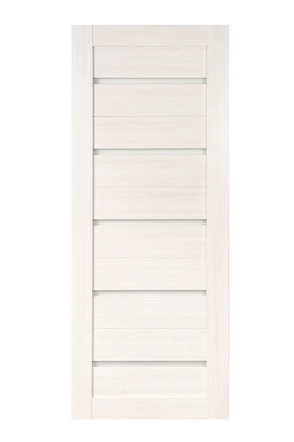 Дверь ТЕРРИ №22 экошпон беленый дуб частичное стекло 70