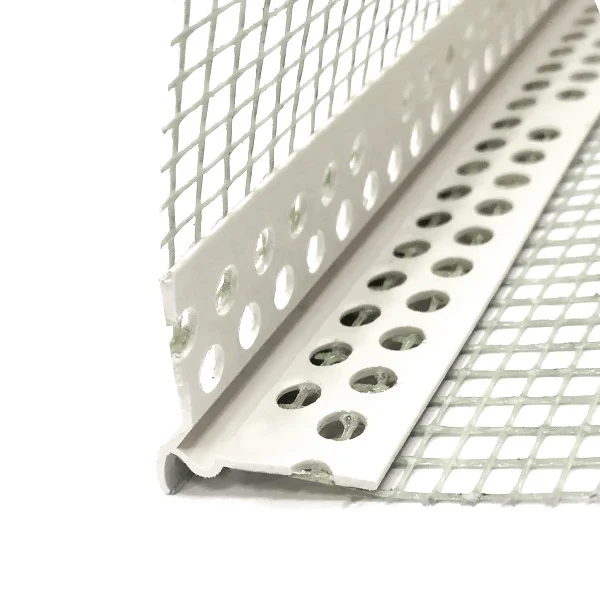 Профиль угловой ПВХ с армирующей сеткой 10см х 10см Россия 2,5 м Polinet