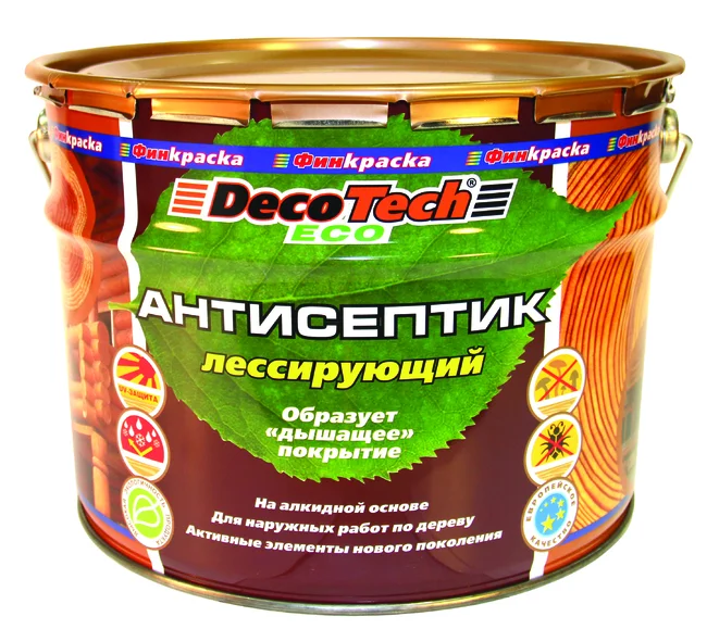 Антисептик DecoTech Eco махагон 10 л