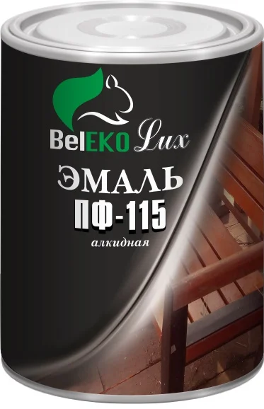 Эмаль ПФ-115 черная 1,9кг BelEkoLux