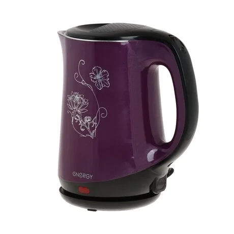 Чайник ENERGY E-265 (1,8 л, диск) фиолетовый, двойной корпус