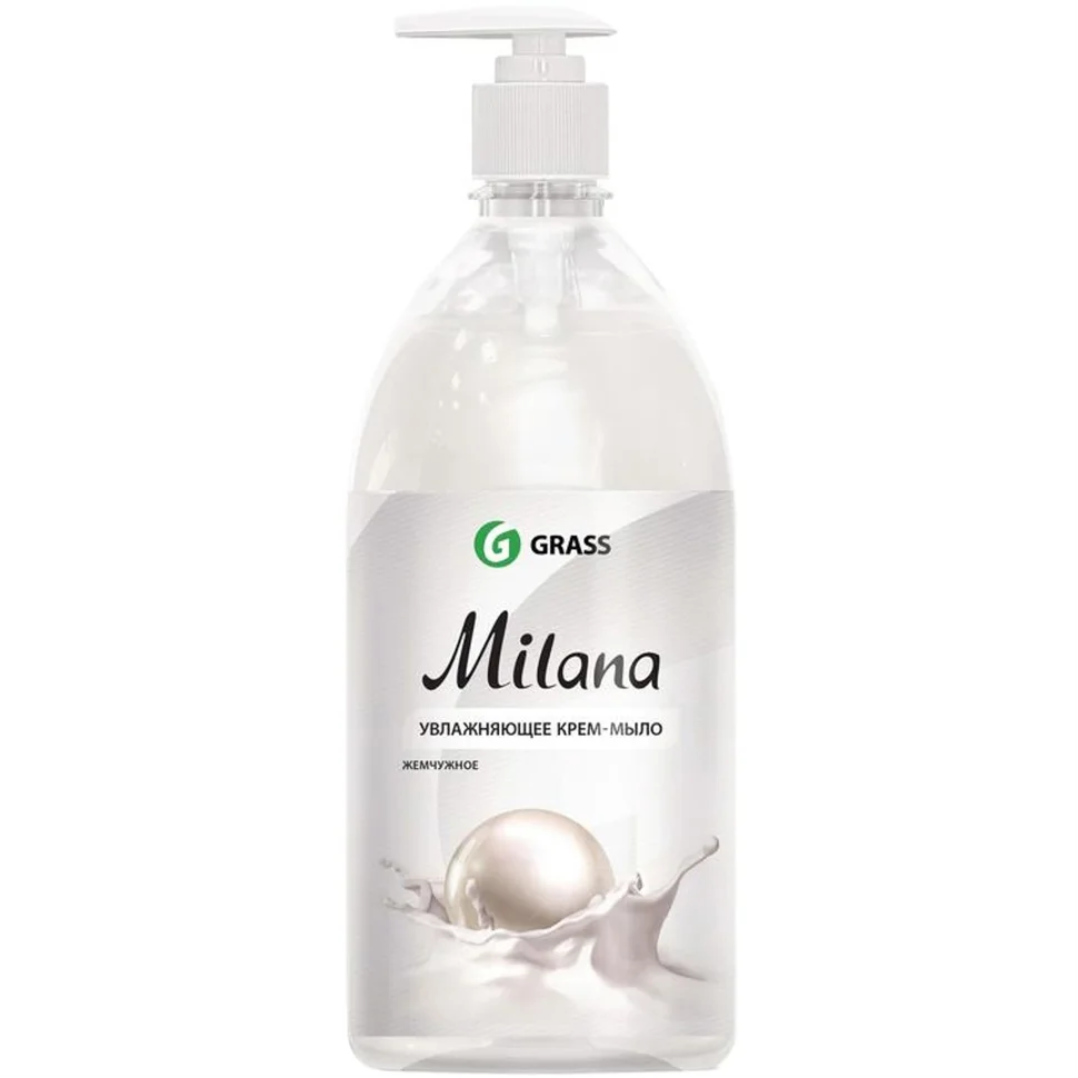 Крем-мыло GRASS Milana "Жемчужное" 1л