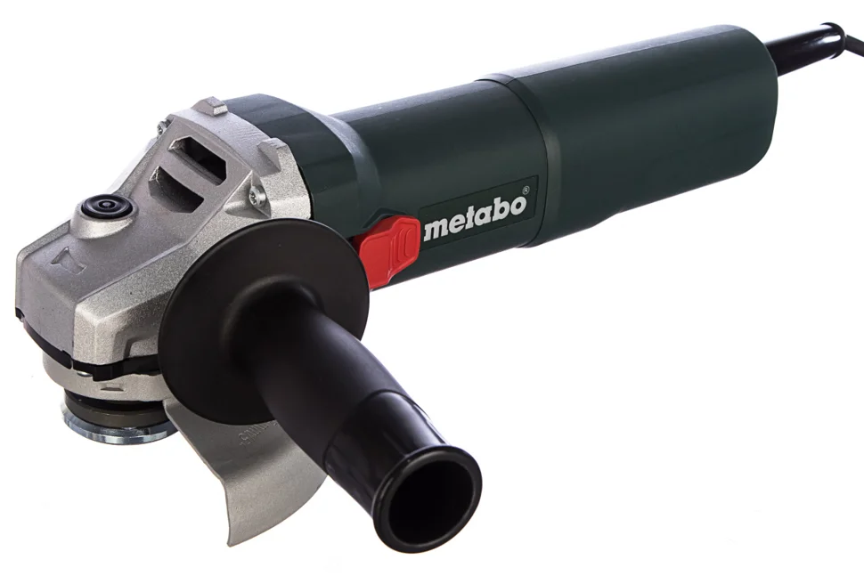 Шлифмашина угловая METABO W 1100-125 1100 Вт, ф 125 мм, 12000 об/мин, защита от повторного пуска, вес 2 кг, в коробке