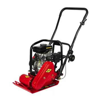 Виброплита DDE VP55-CK (дв. Loncin, 2,8 л.с., плита 430&#215;310 мм, до 250 кв. м/час, 58 кг, гл. упл. 20 см, колеса)