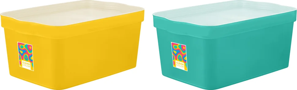 Ящик для хранения Keeplex Clean Color 7,5 л 32х21,1х14,1см*