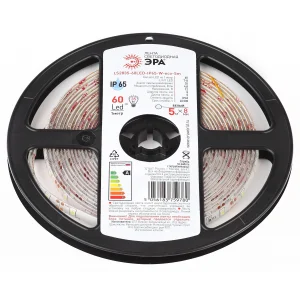 Лента светодиодная ЭРА LS2835-60LED-IP65-W-eco-5m