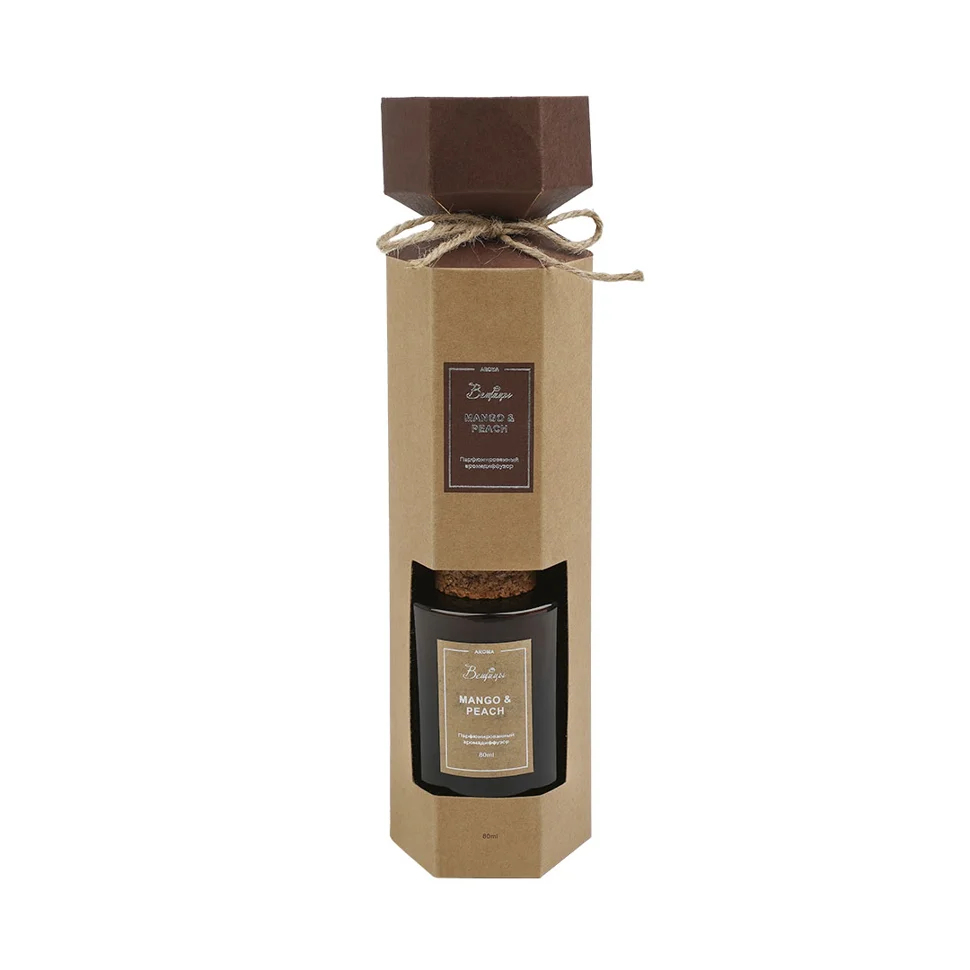 Аромадиффузор парфюмированный MANGO & PEACH, 80 мл., Д60 Ш60 В280