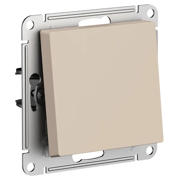 Механизм выключателя одноклавишный СП AtlasDesign (сх. 1) 10AX песочный Systeme Electric ATN001211