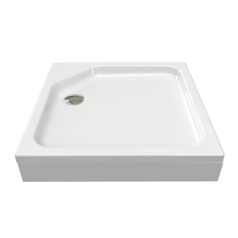 Поддон акриловый квадратный NIAGARA Nova NG-80-80QRUS (80х80х17) квадрат,белый,1 место