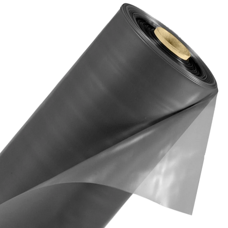 Пленка техническая 200мкм 33м 3м в развороте, вес 8,33 кг, черная