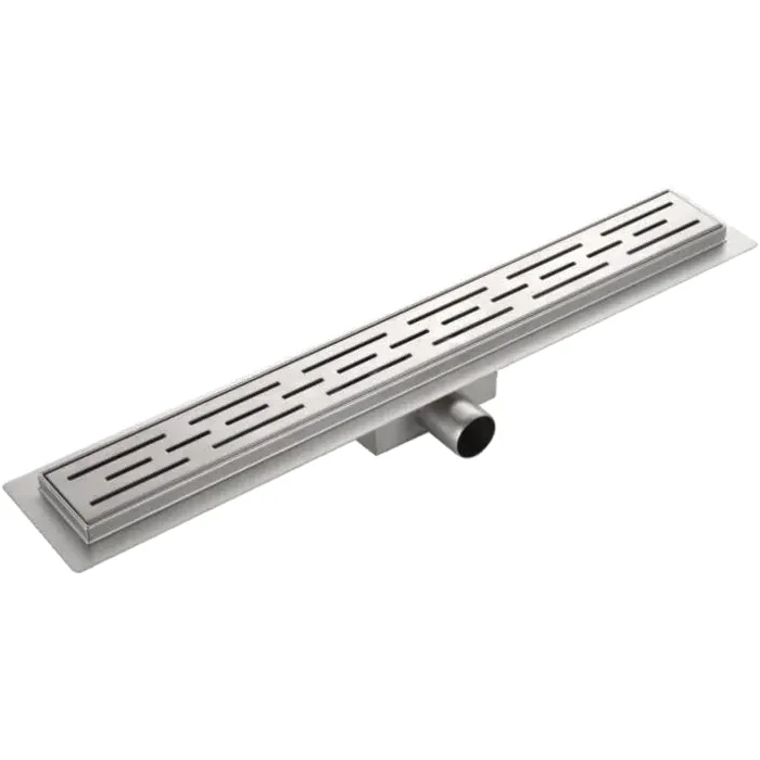 Трап HAIBA HB91800 из нержавеющей стали, линейный, горизонтальный, с комбинированным затвором, сатин