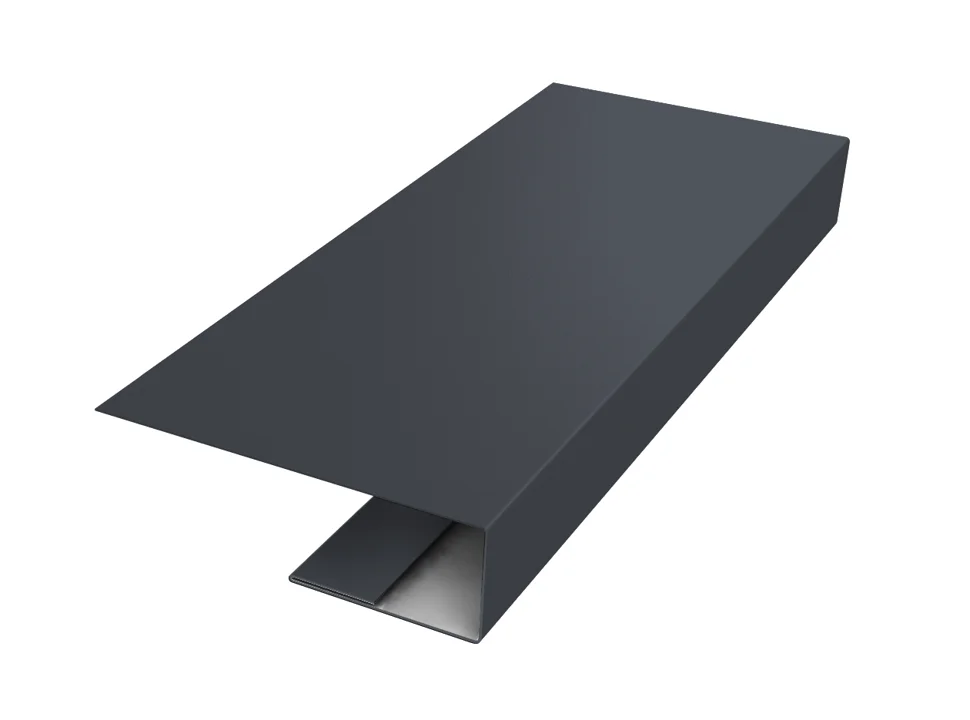 J-профиль ЭкоБрус Drap TX ** 0.45мм, 12мм, 3м.п.