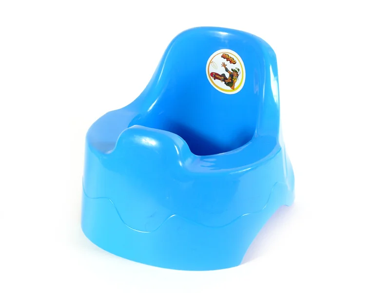 Горшок детский с рисунком пластиковый цвет в ассортименте