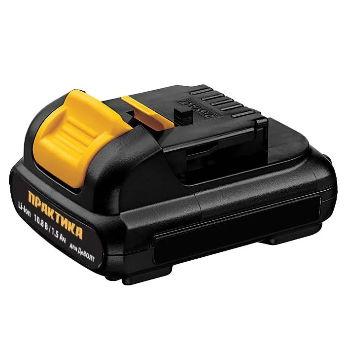 Аккумулятор для DeWALT ПРАКТИКА 10.8В, 1.5Ач, Li-Ion, Слайдер, коробка
