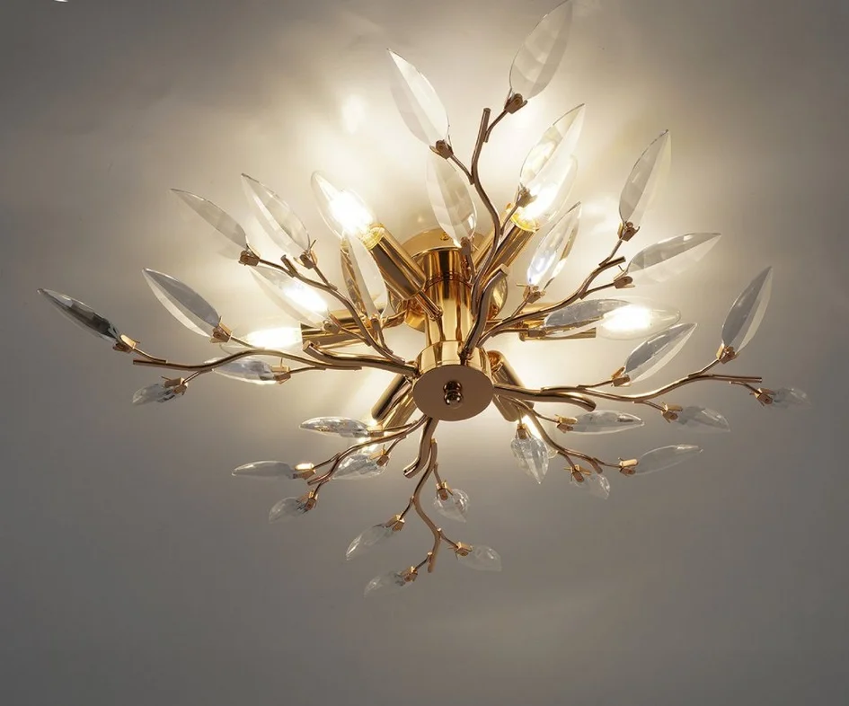 Люстра VIOLA 6xE14-600х150-GOLD/CRYSTAL-220-IP20