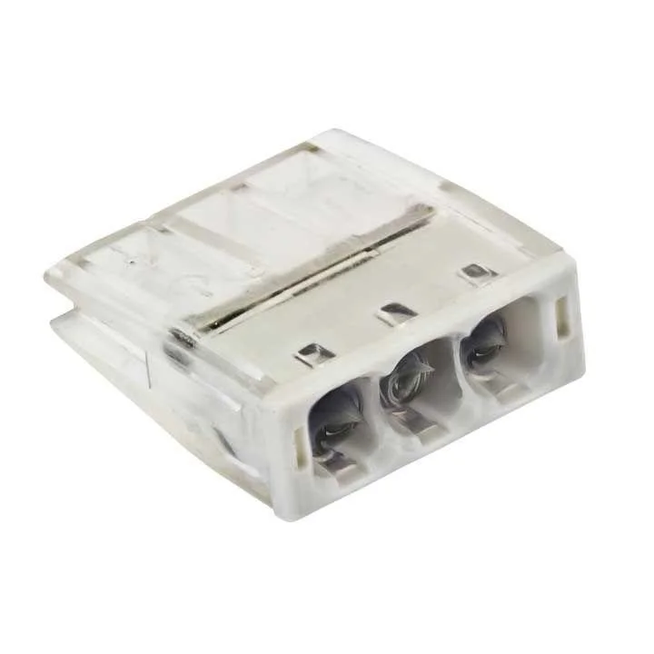 Клемма СМК 2273-243 (с пастой) 3 отверстия 0.5-2.5кв.мм PROxima ЕКF plc-smk-2273-243 (уп.100шт)