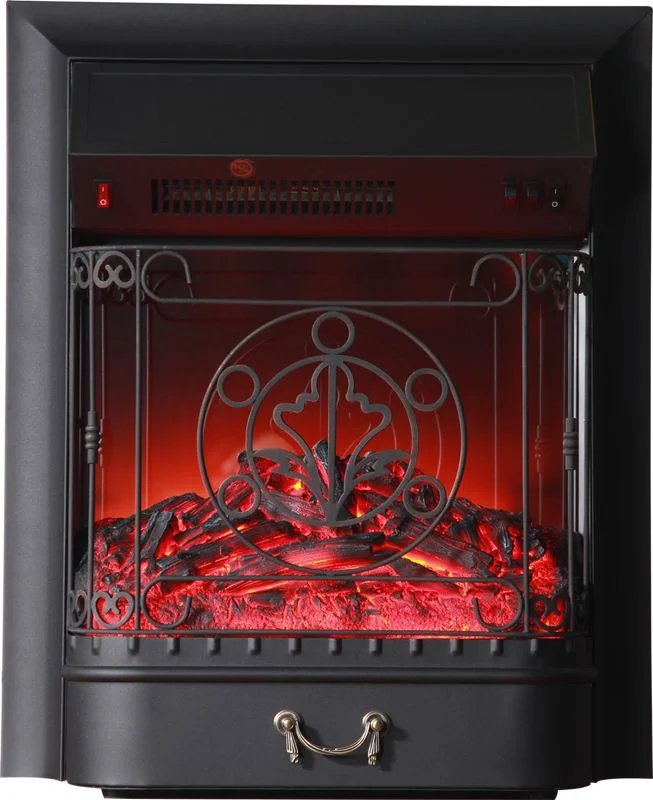 Электрокамин Magestic Black (BLT-999A-3/BLACK), конвекционный нагреватель для обогрева пространства и обогрева грунта