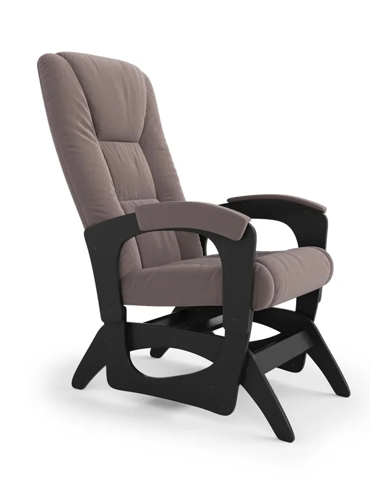 Кресло маятниковое ЛЕОН, ткань ШОКОЛАД COFFE