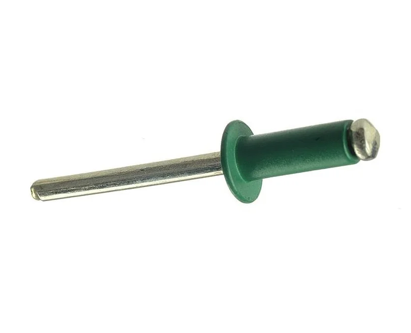 Заклёпка вытяжная 4,0x10 (зелёный моx) RAL6005 (уп 20шт) SteelRex