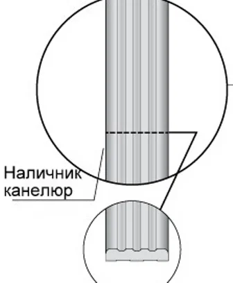 Наличник дверной "Porte Vista" канелюр каштан тон 11 70мм*15мм*2150мм, массив сосны