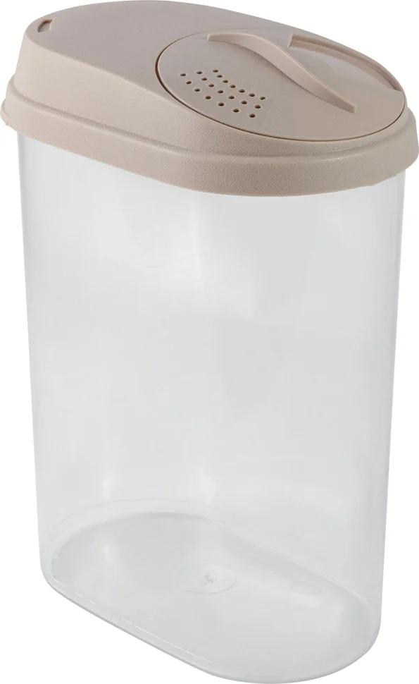 Банка для сыпучих продуктов Sugar&Spice с дозатором 1,6 л латте