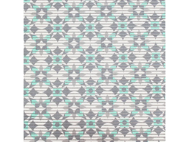 Коврик из вспененного ПВХ "ПРЕОБРАЖЕНИЕ" 0,80х15м 7093-215PT-turquoise-grey