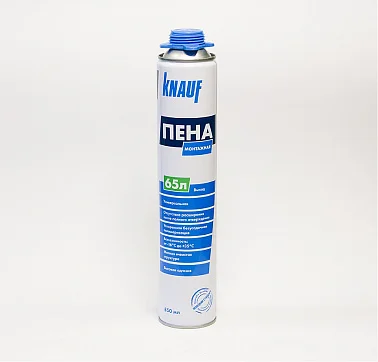 Пена монтажная профессиональная KNAUF 65 л всесезонная 850 мл
