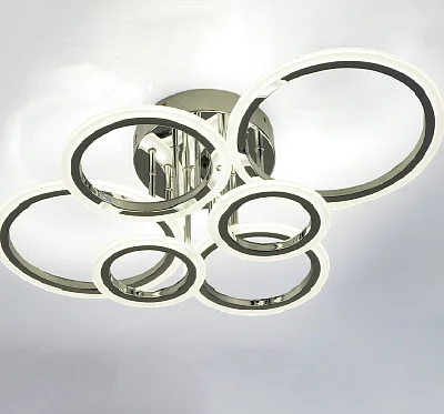 Светильник управляемый светодиодный EUROPA 80W 6R-IRC-675x480x175-CHROME/WHITE-220-IP20