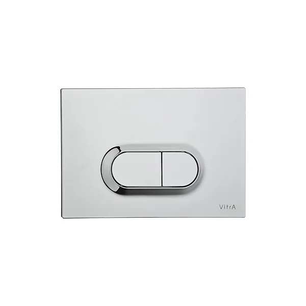 Клавиша смывная VITRA 740-0940 Loop O для инсталляции 740-XXXX, цвет нержавеющая сталь