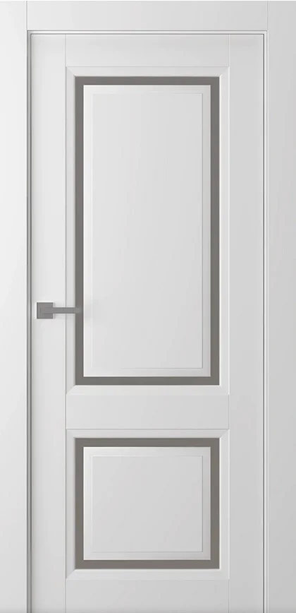 Дверь BELWOODDOORS "Аурум 2" стекло Мателюкс белый каленый 90 (21-10) smart core эмаль белый