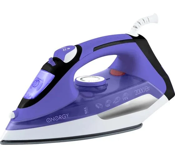 Утюг ENERGY EN-314 фиолетовый (2000Вт, пар, спрей, пар. удар, керам. подошва, самоочистка)