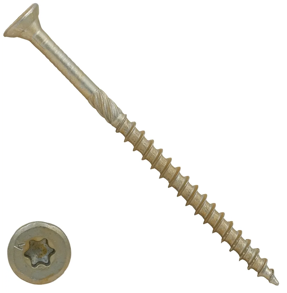 Саморез конструкционный/универсальный по дереву Torx 3,5х40 (уп 1000шт) Daxmer