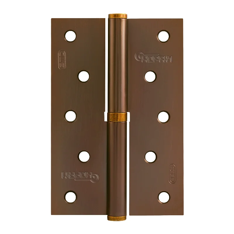 Петли НОРА-М 750-5"-FHP-ECO матовый кофе покрытие правая 120х80х2,5 (2шт)