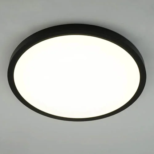 Светильник светодиодный ROUND 38W R-400x25-BLACK/WHITE-220-IP44, 4000K