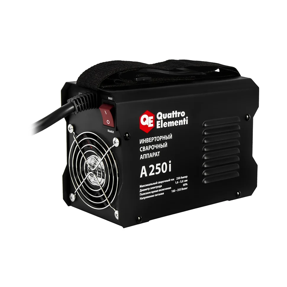 Сварочный аппарат QUATTRO ELEMENTI A 250i (250 А, электроды до 5.0 мм, дисплей)